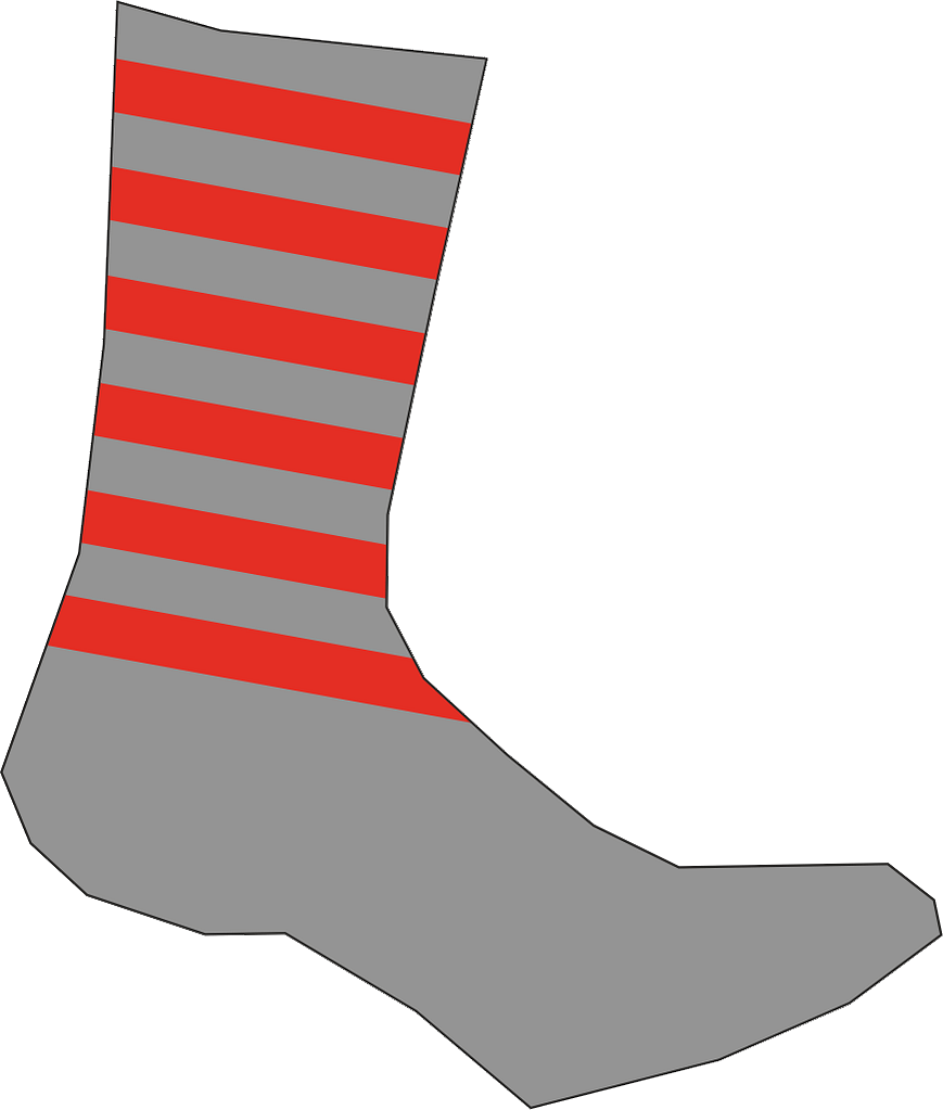 calza grigio rossa calza grigio rossa