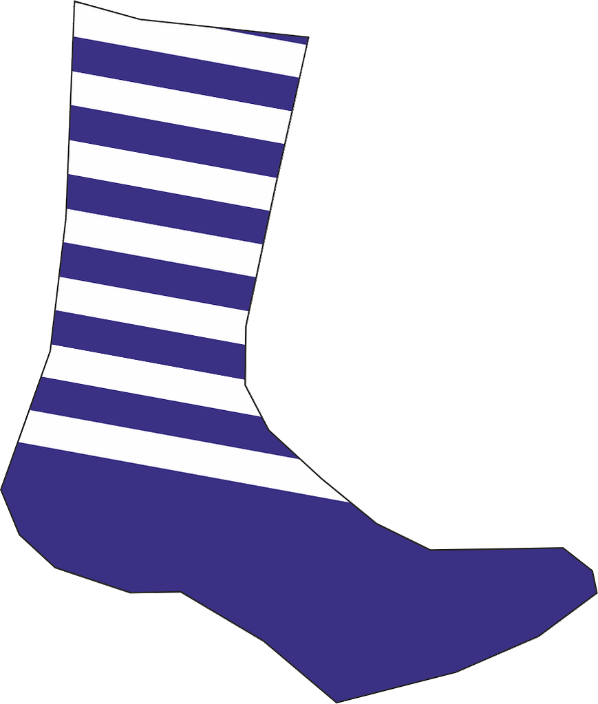 calza multirighe bianco blu navy calza multirighe bianco blu navy