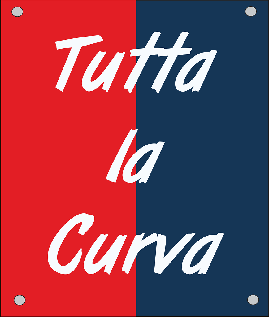 stendardi stadio personalizzati tutta la curva rosso blu stendardi stadio tutta la curva rosso blu
