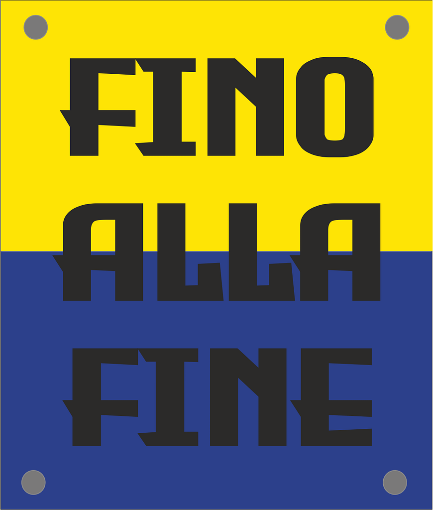 pezza fino alla fine giallo azzurra pezza fino alla fine giallo azzurra
