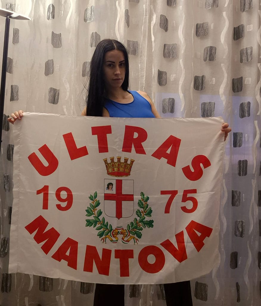 Bandiera Ultras Mantova personalizzata Bandiera Ultras Mantova