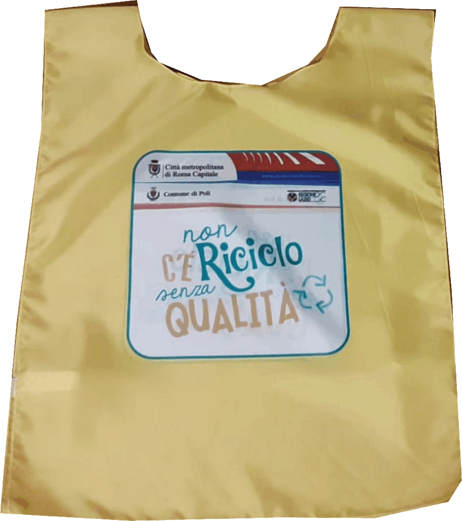 pettorina riciclo pettorina riciclo