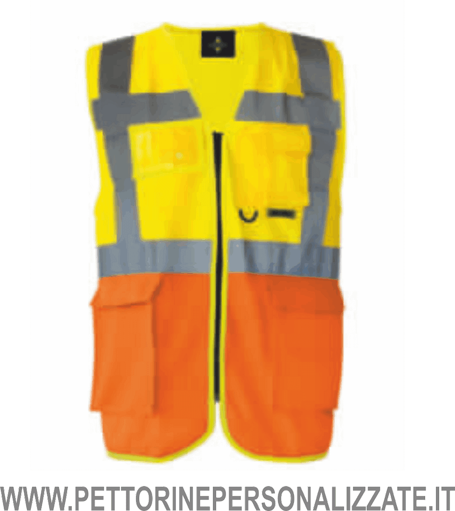 pettorina sicurezza giallo arancione pettorina sicurezza giallo arancione