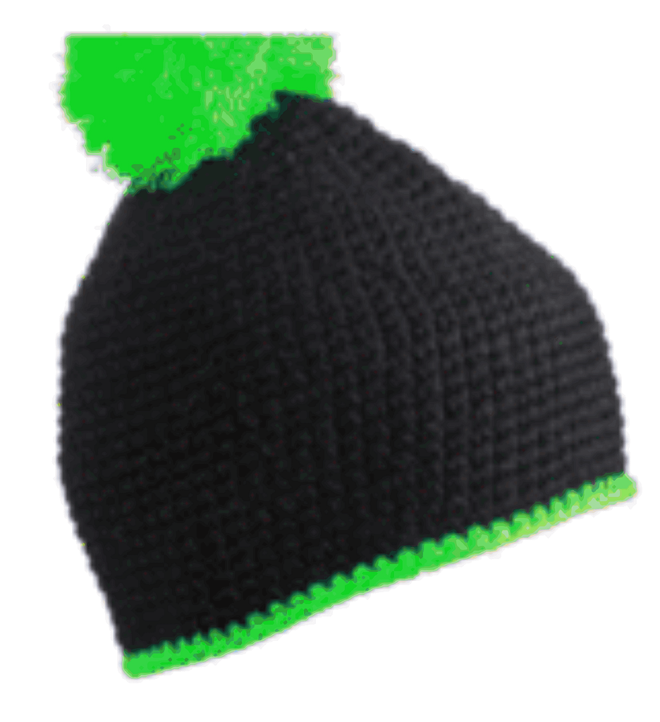 berretto nero verde berretto nero verde