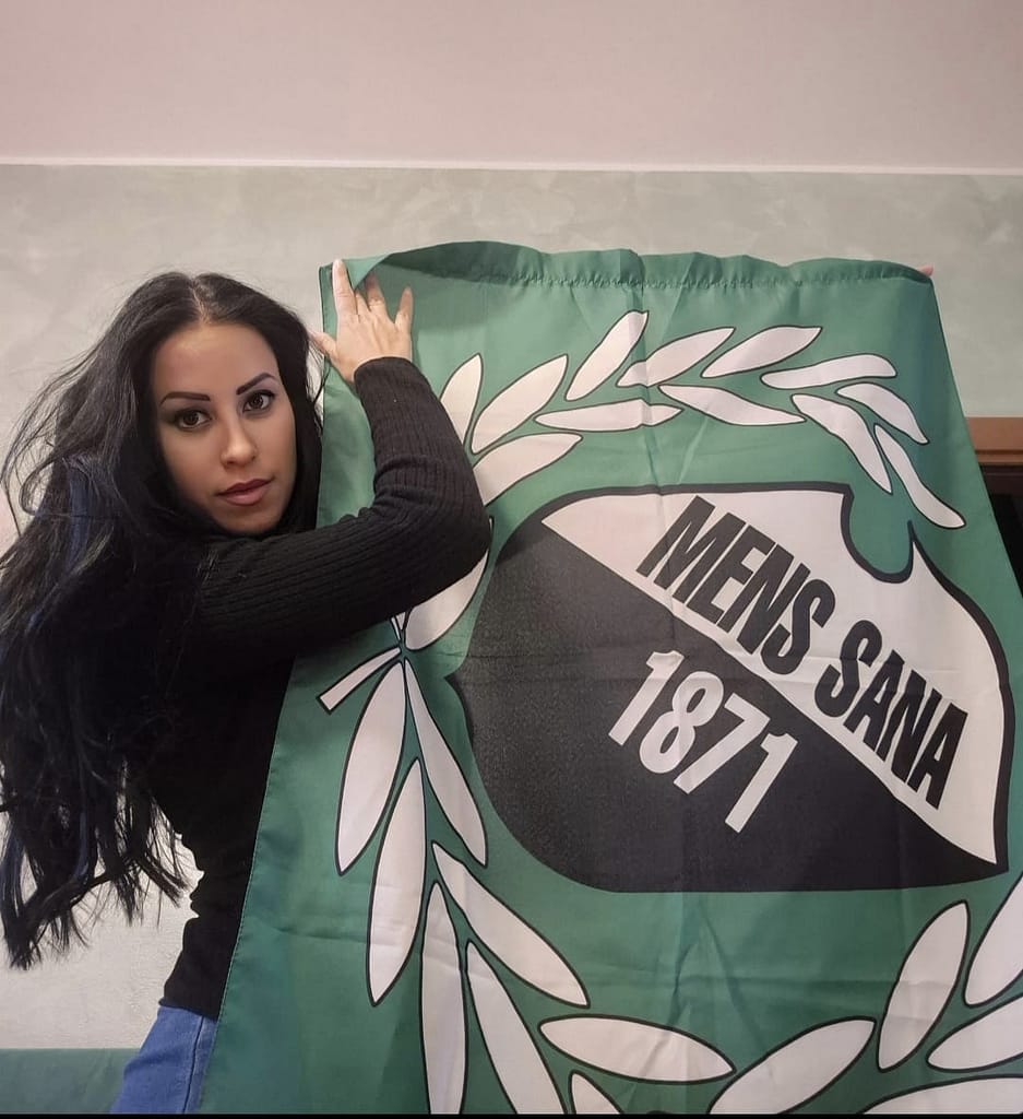 Bandiera da Stadio Mens Sana Personalizzata Bandiera da Stadio Mens Sana