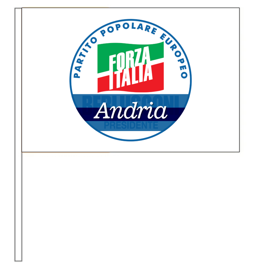 BANDIERE PER PARTITO FORZA ITALIA ANDRIA BANDIERE PER PARTITO FORZA ITALIA