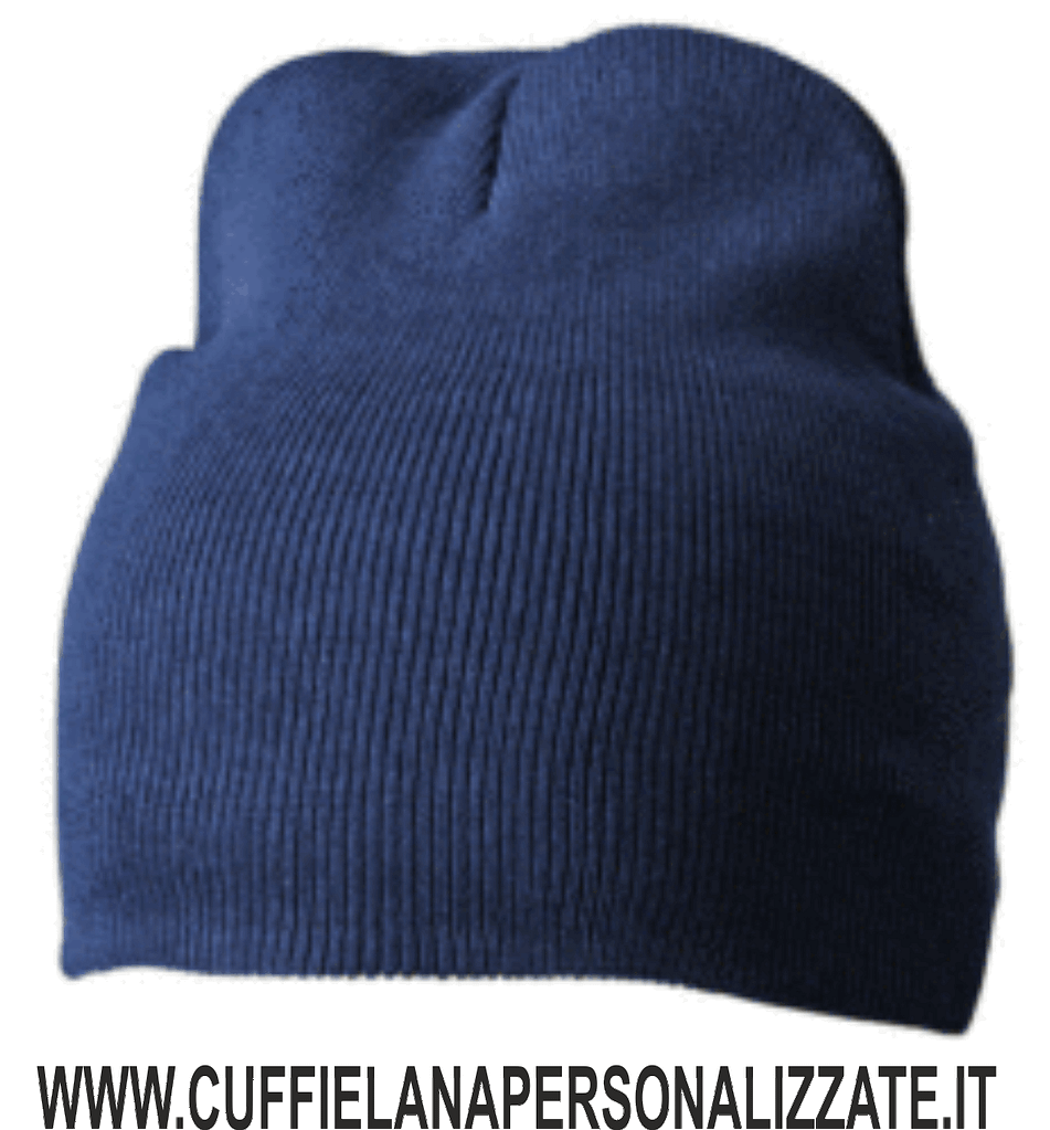 berretti misto cotone di colore blu berretti misto cotone colore blu