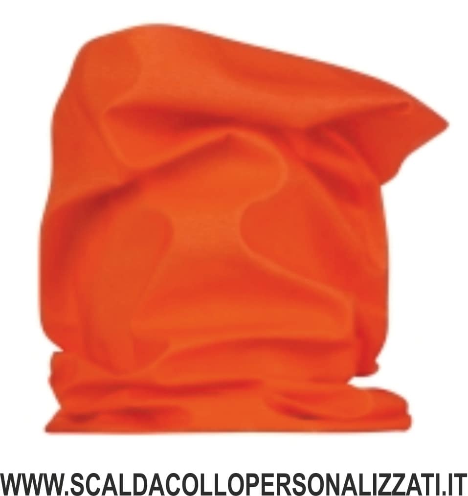 collo tubolare arancione senza cuciture collo tubolare arancione