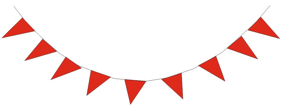 bandierina per feste paesana rossa bandierina per feste paesana rossa