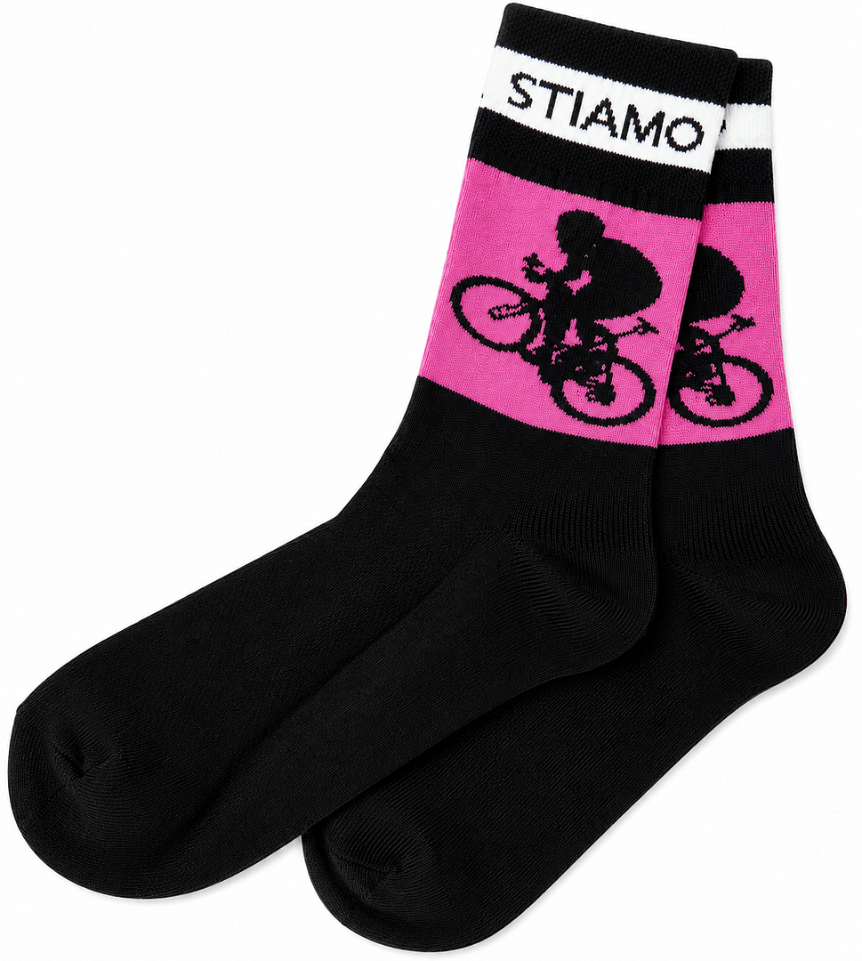Calze da ciclismo stiamo nera Calze da ciclismo stiamo