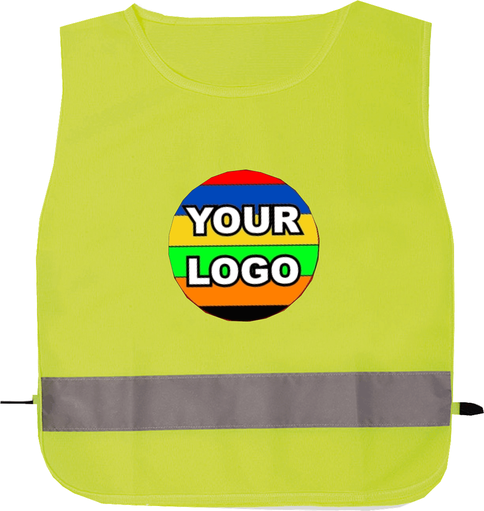 pettorina giallo fluo bambino pettorina giallo fluo bambino