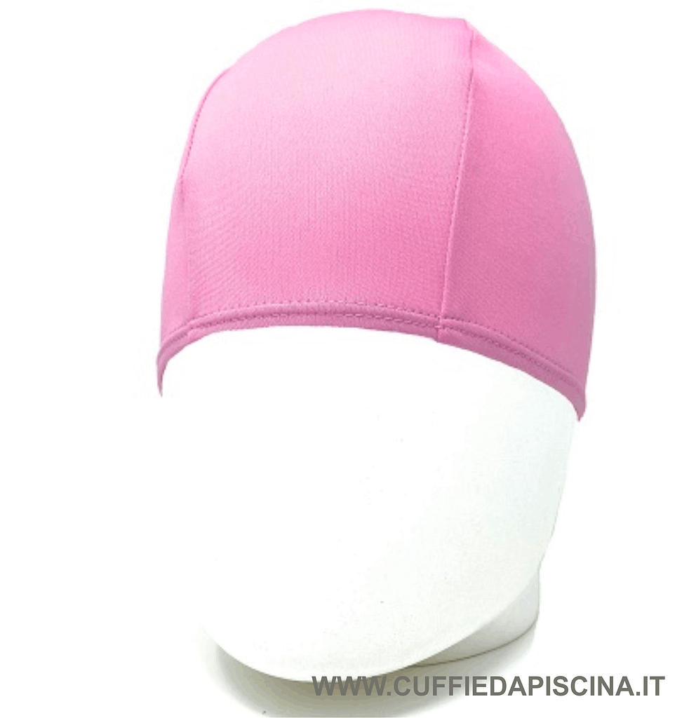 cuffia da piscina in poliestere rosa cuffia da piscina in poliestere rosa