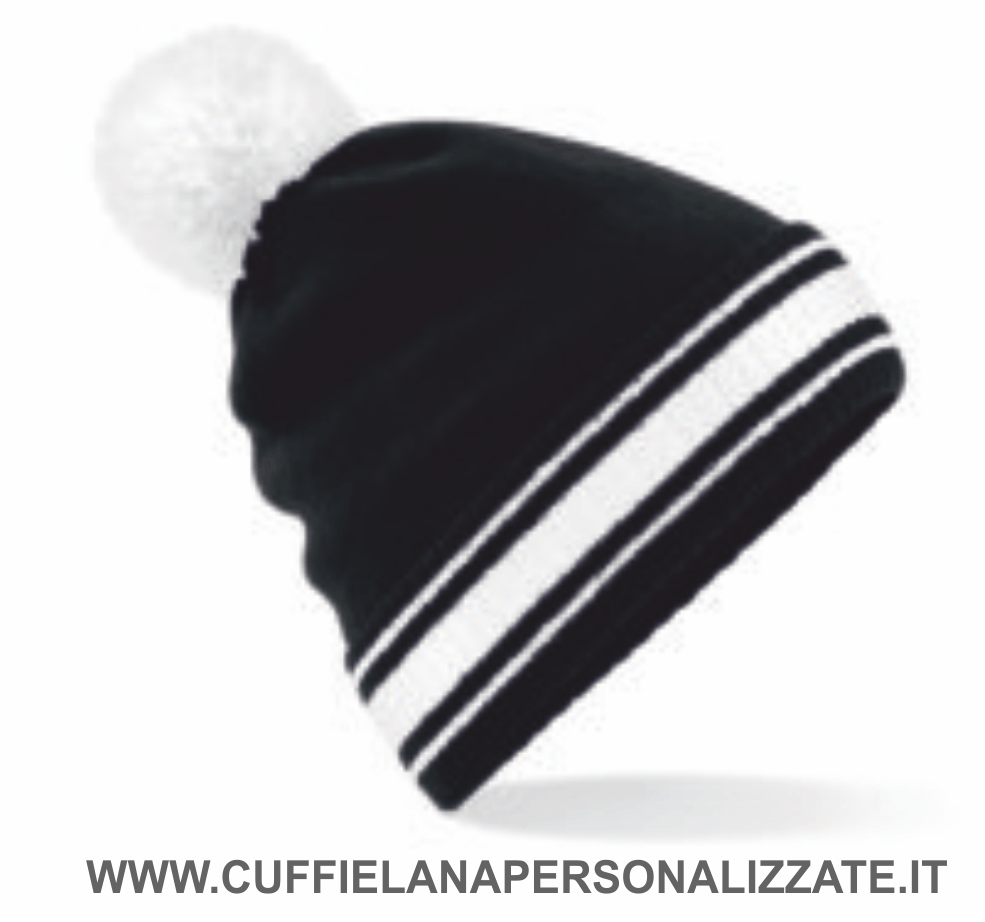 berretto da stadio bianco nero berretto da stadio bianco nero