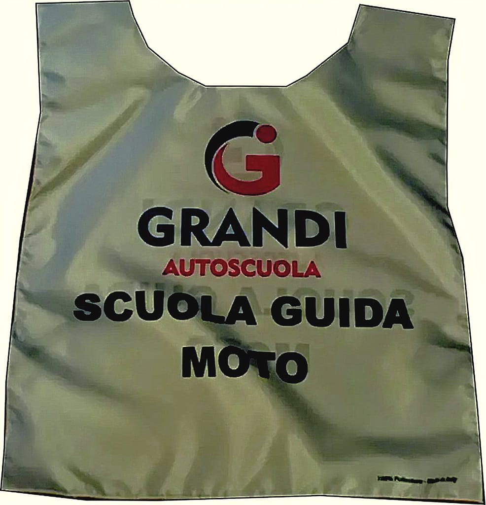 Pettorina All Over Autoscuola Grandi Personalizzata Pettorina All Over Autoscuola Grandi