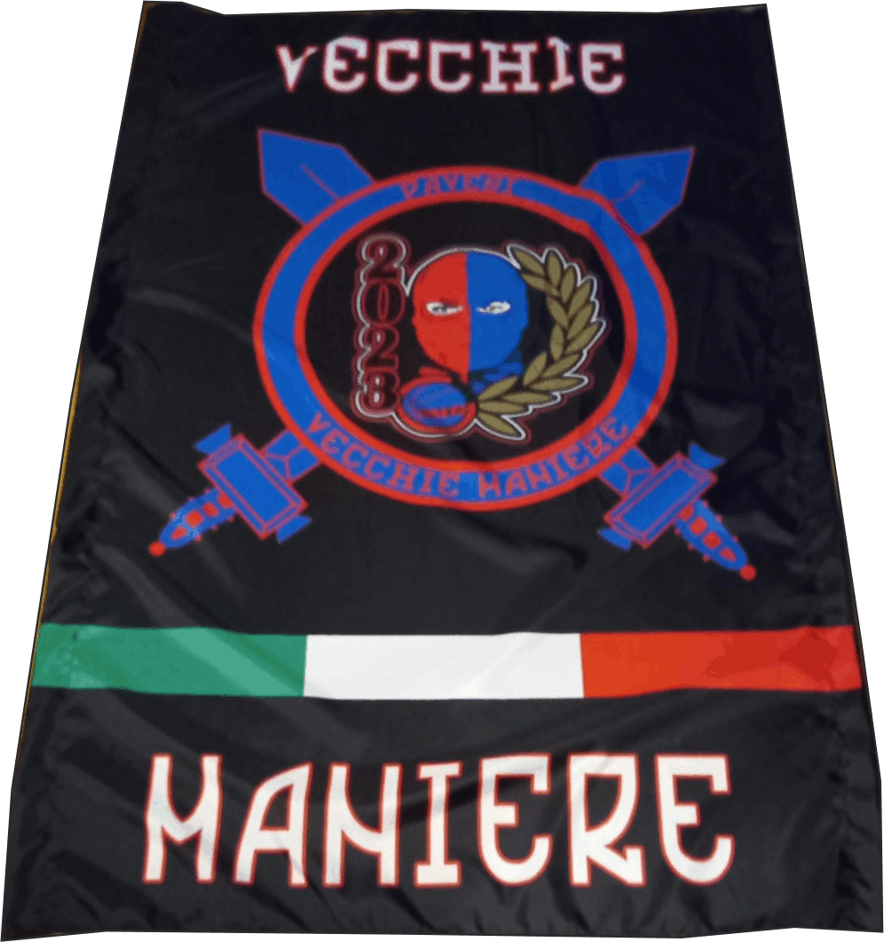 bandiera a 2 aste vecchie maniere bandiera a 2 aste vecchie maniere