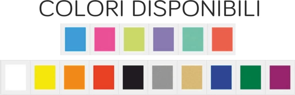 colori disponibili colori disponibili