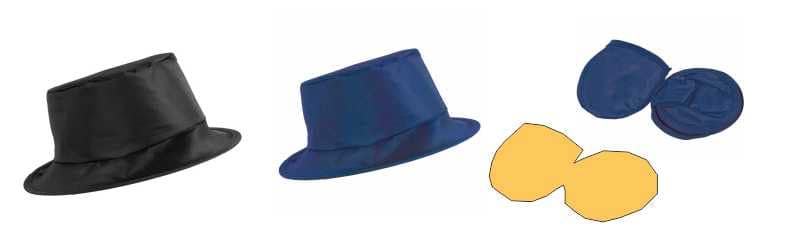 cappello antipioggia pieghevole cappello antipioggia pieghevole
