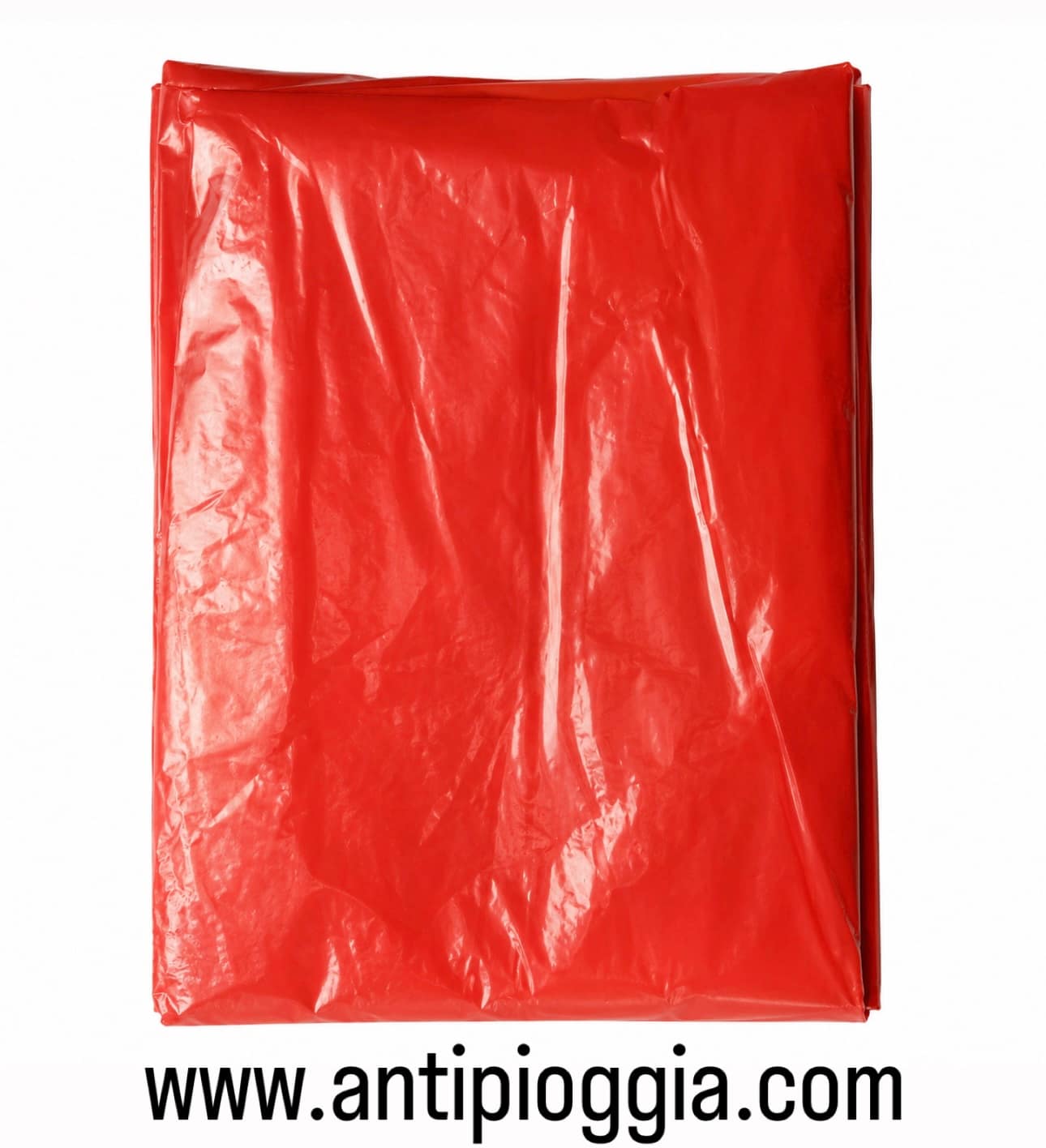 PONCHO ANTIPIOGGIA CON MANICHE blister rosso PONCHO ANTIPIOGGIA CON MANICHE rosso