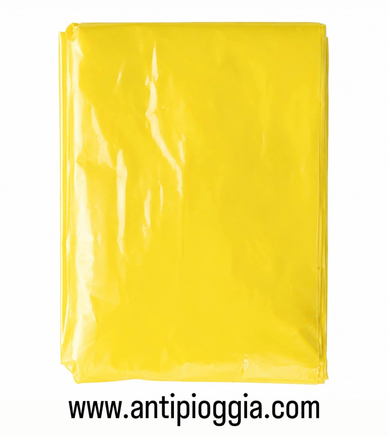 PONCHO ANTIPIOGGIA CON MANICHE blister colore giallo PONCHO ANTIPIOGGIA CON MANICHE blister giallo