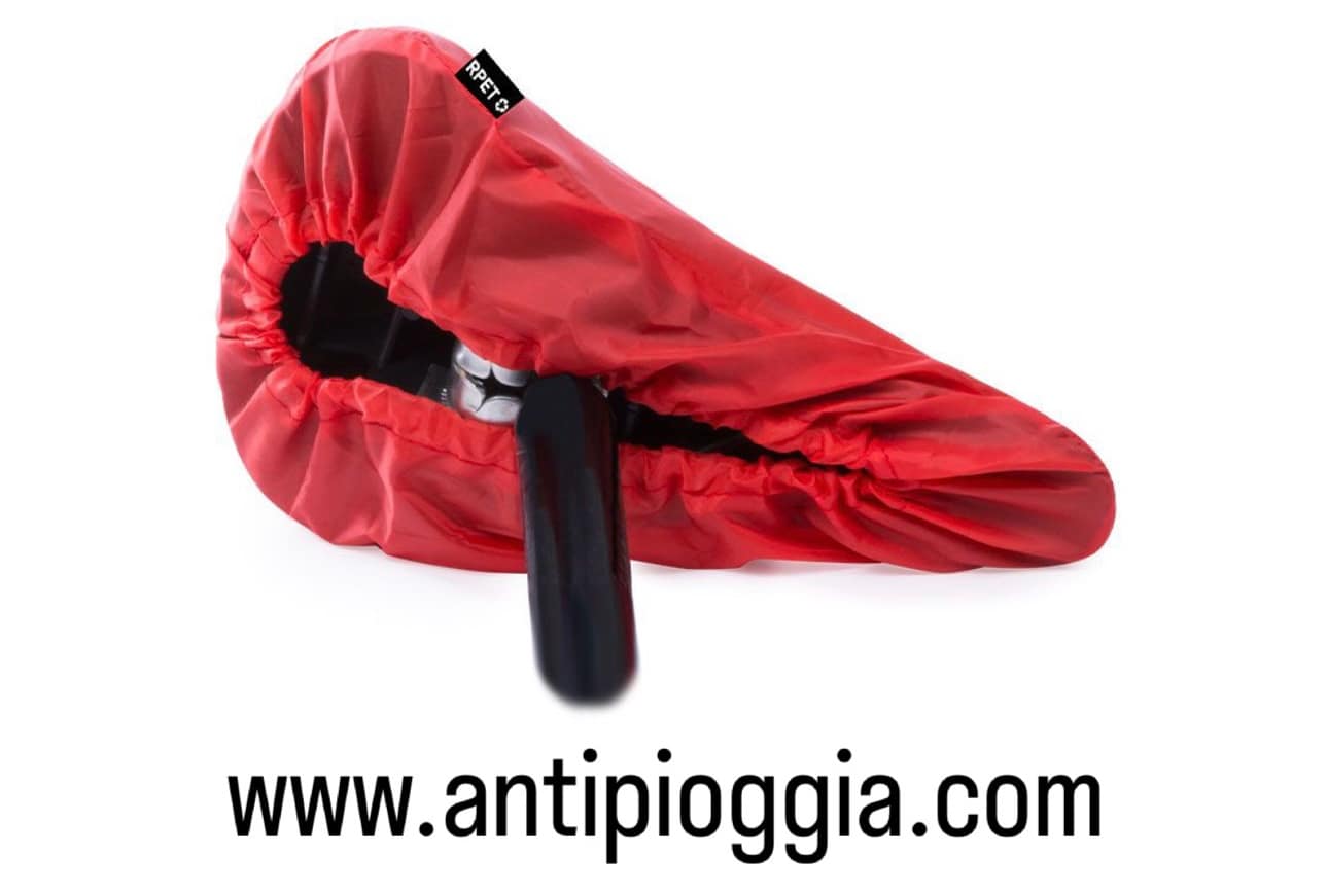 COPRISELLA BICI IMPERMEABILE etichetta RPET LATO COPRISELLA BICI IMPERMEABILE etichetta RPET