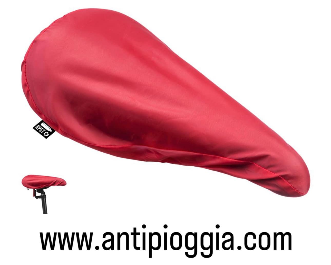 COPRISELLA BICI IMPERMEABILE etichetta RPET SOPRA COPRISELLA BICI IMPERMEABILE etichetta RPET