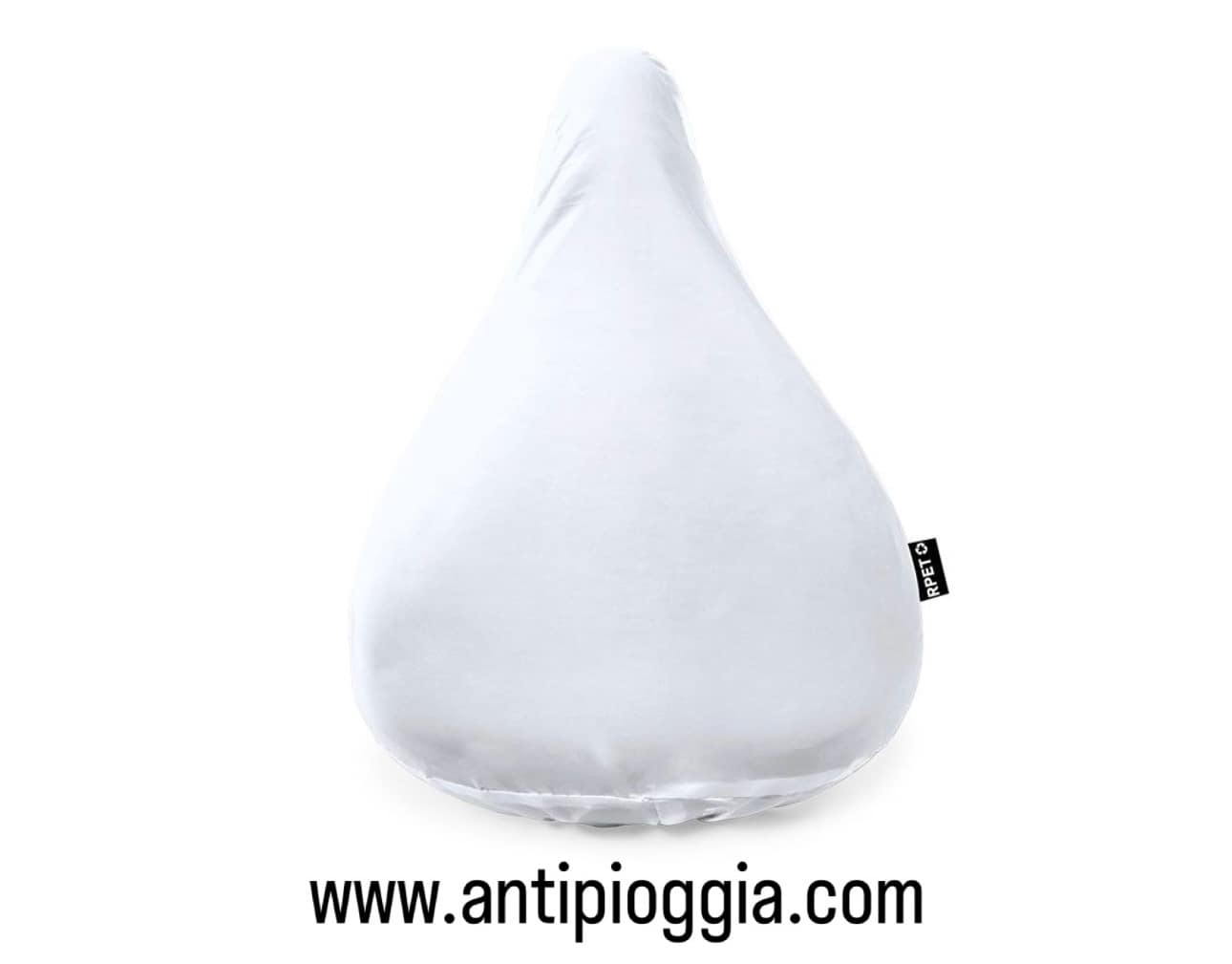COPRISELLA BICI IMPERMEABILE con etichetta bianco RPET COPRISELLA BICI IMPERMEABILE etichetta bianco
