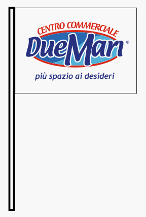bandiera con asta due mari bandiera con asta due mari