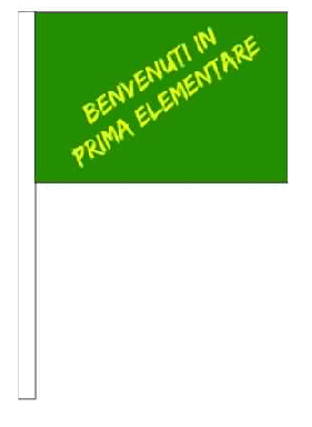 BANDIERINE accoglienza personalizzate scuola prima elementare bandierine accoglienza personalizzate prima elementare