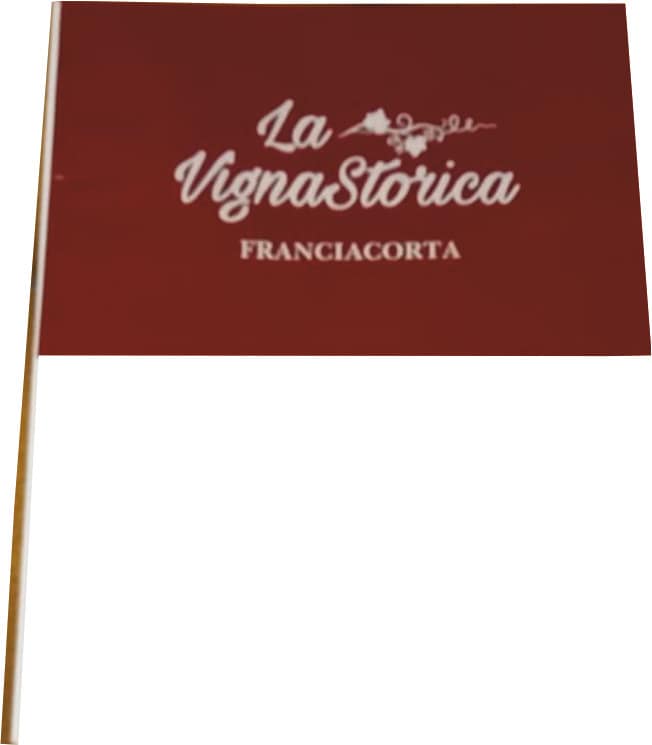 bandiera in carta la Vigna Storica personaizzata bandiera in carta la Vigna Storica