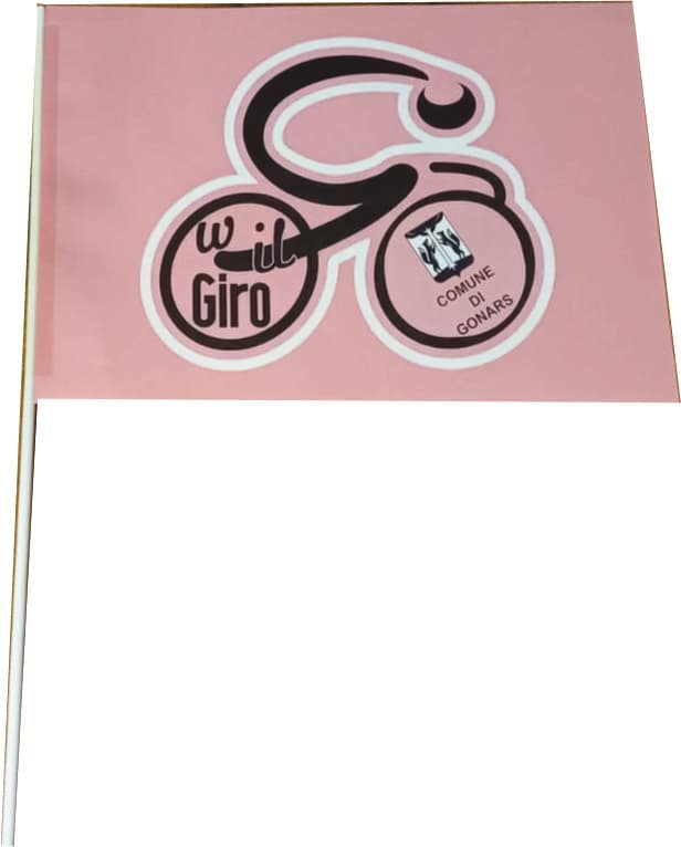 bandierina in carta per Giro Comune di Gonars bandierina in carta Comune di Gonars