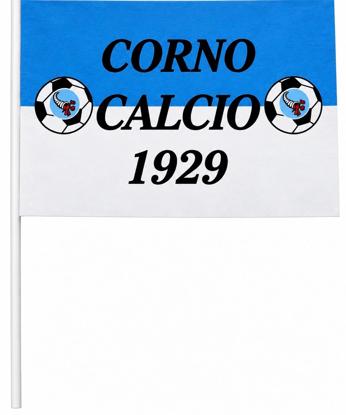 Bandierina carta Corno Calcio personalizzata Bandierina carta Corno Calcio
