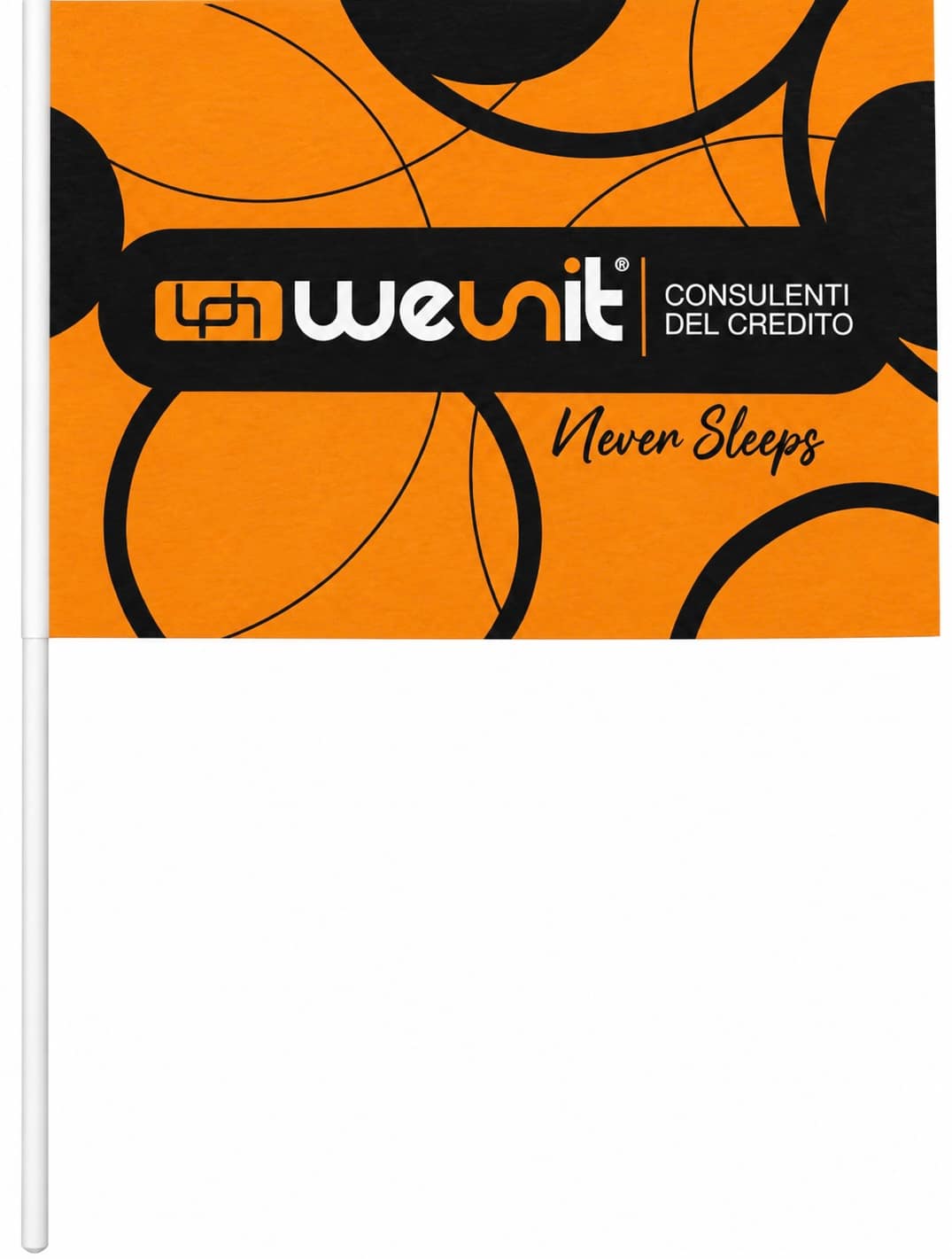 bandierina di carta we unit personalizzata bandierina di carta we unit
