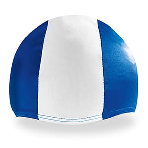 cuffia da piscina economica bianco - blu royal cuffia da piscina economica bianco - blu royal