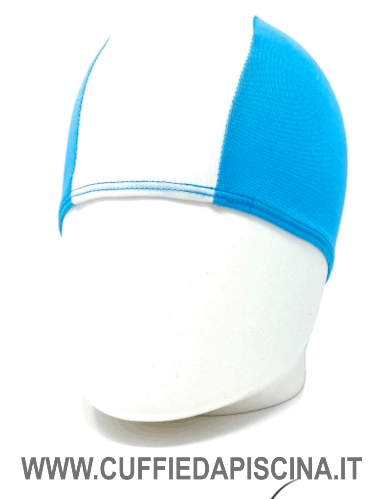 cuffia bianco turchese cuffia bianco turchese