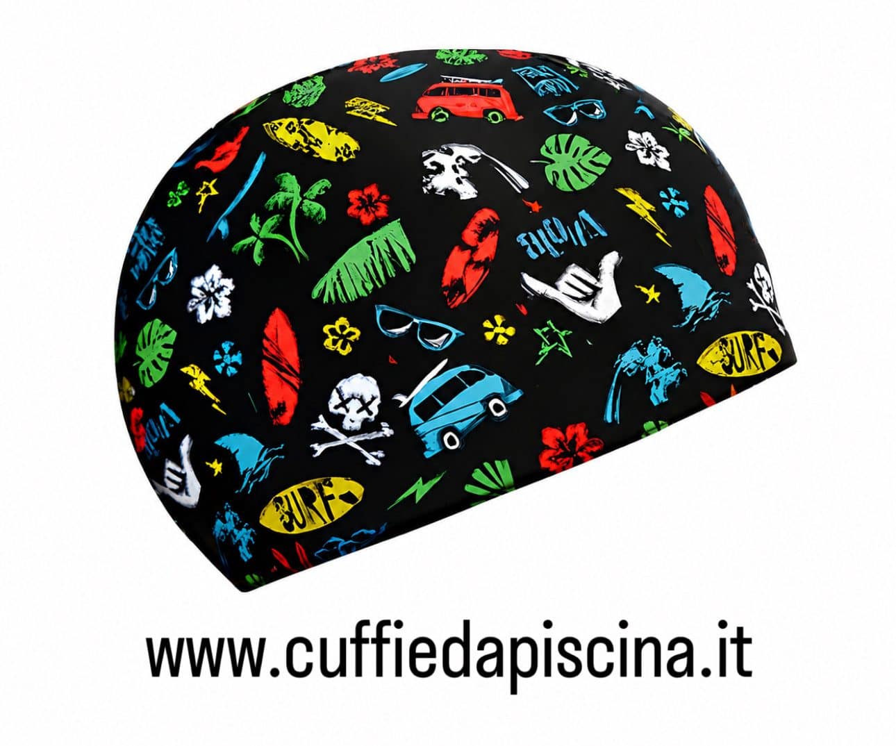 cuffie da piscina da bambino fantasia tinta nera cuffie da piscina da bambino fantasia nera