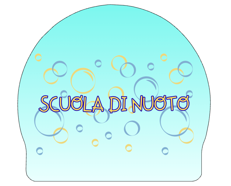 cuffia economica personalizzata SCUOLA DI NUOTO AZZURRA cuffia economica personalizzata SCUOLA DI NUOTO
