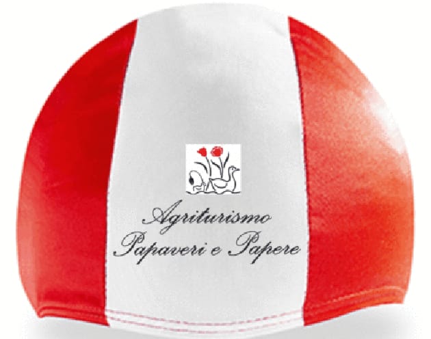 Cuffia Personalizzata Economica Agriturismo Papaveri e Papere con Logo Cuffia Personalizzata Economica Agriturismo Papaveri e Papere
