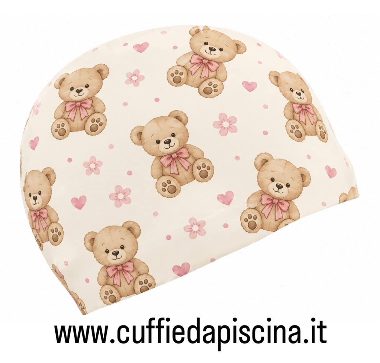 CUFFIE DA PISICNA DA BAMBINO ORSETTI BEIGE CUFFIE DA PISICNA DA BAMBINO ORSETTI
