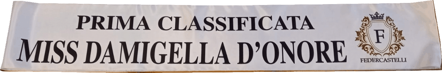 Fascia da Miss Damigella d' Onore