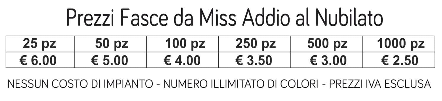 8 Fasce Per Addio Al Nubilato, Per Addio Al Nubilato - Foto 7