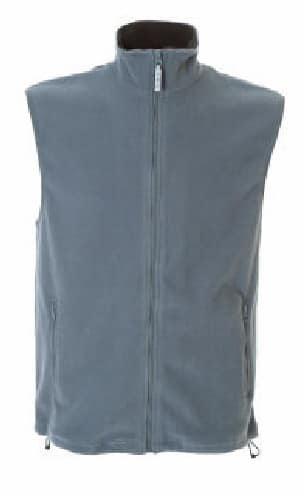gilet in pile grigio gilet in pile grigio