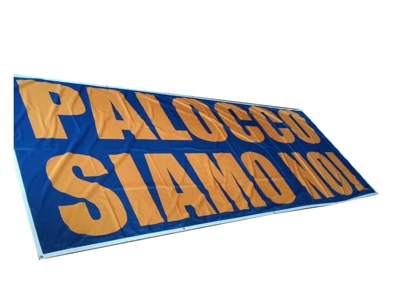 Striscione ultras personalizzato Palucco Striscione ultras Palucco