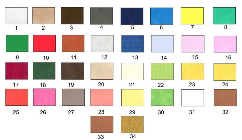 colorazioni disponibili colorazioni disponibili