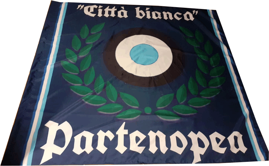 stendardo a 2 aste citta` bianca stendardo a 2 aste citta` bianca