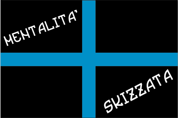 STENDARDi a 2 aste personalizzati mentalità skizzata STENDARDi a 2 aste mentalità skizzata