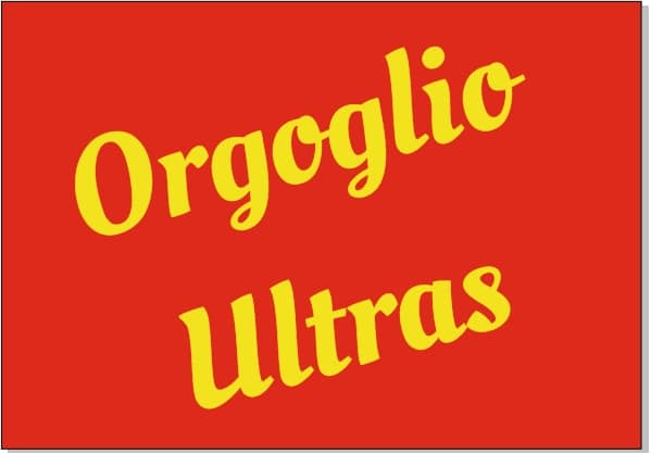 bandiera orgoglio ultras giallo rossa bandiera orgoglio ultras giallo rossa