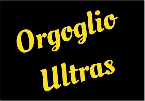 bandiera orgoglio ultras giallo nera bandiera orgoglio ultras giallo nera