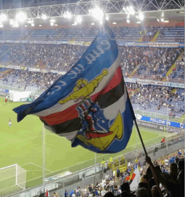 bandierone samp feua de testa bandierone samp feua de testa