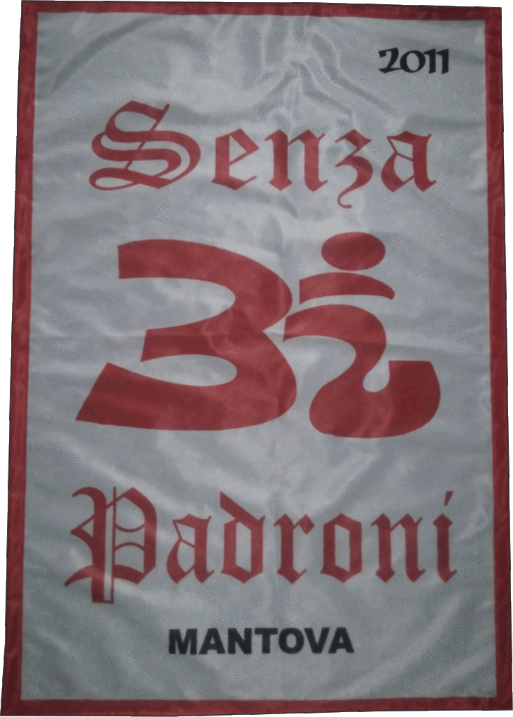 STENDARDI a 2 aste personalizzati senza padroni STENDARDI a 2 aste senza padroni
