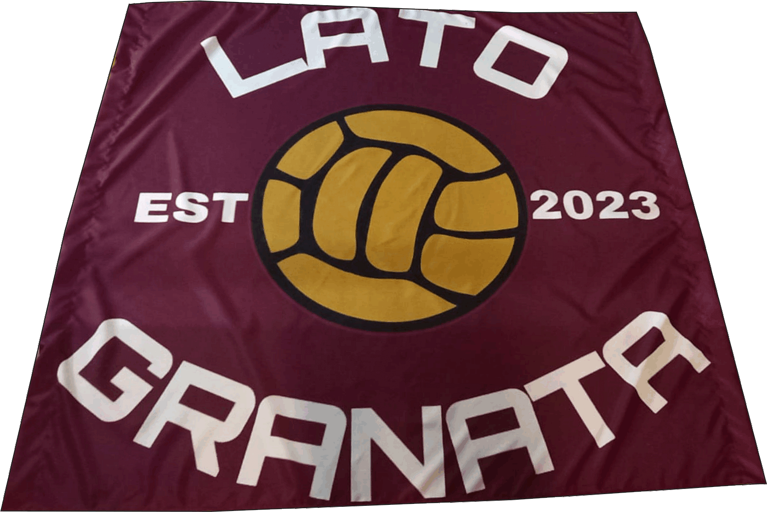 stendardo a due aste lato granata stendardo a due aste lato granata
